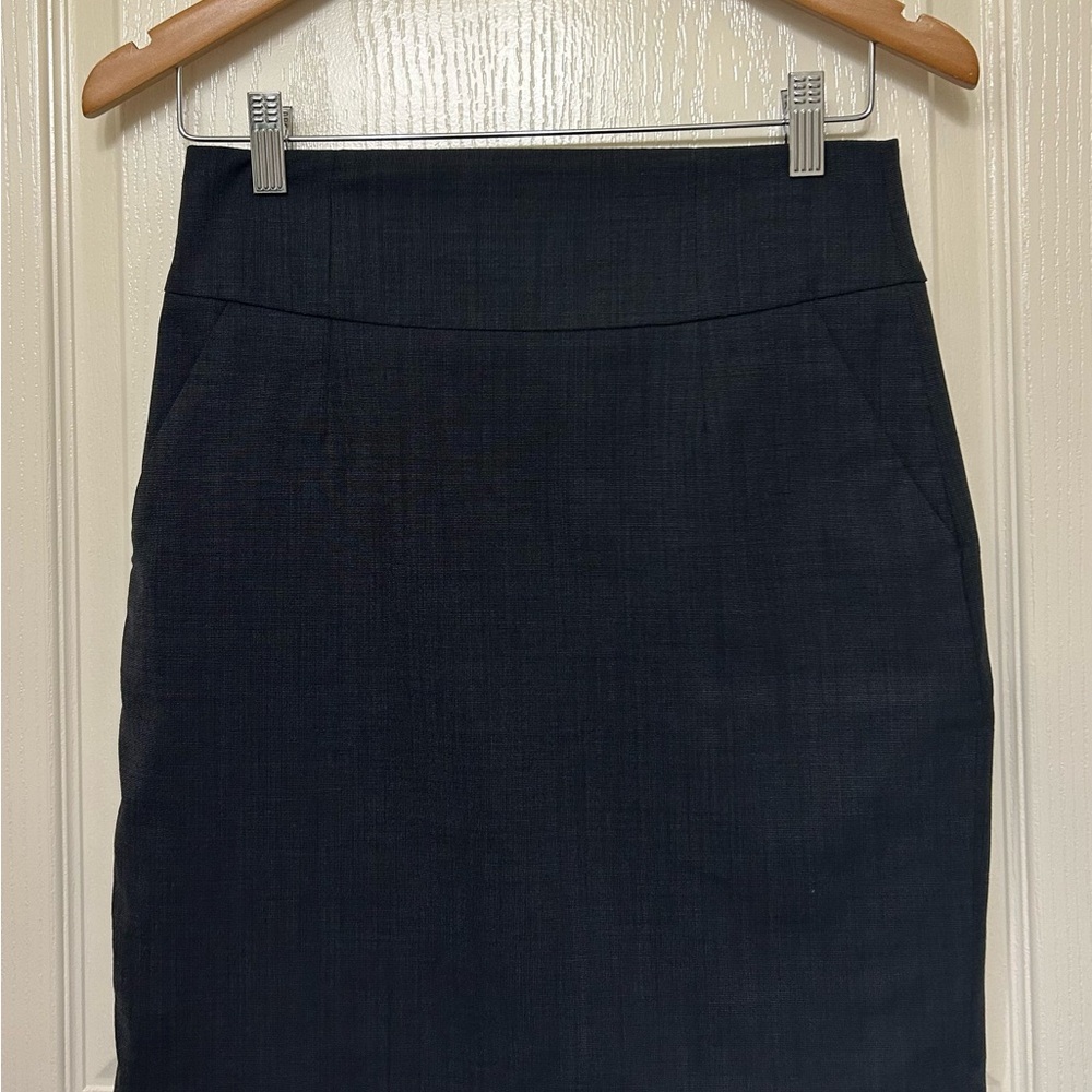 Banana Republic Dark Gray Pencil Skirt 0P
